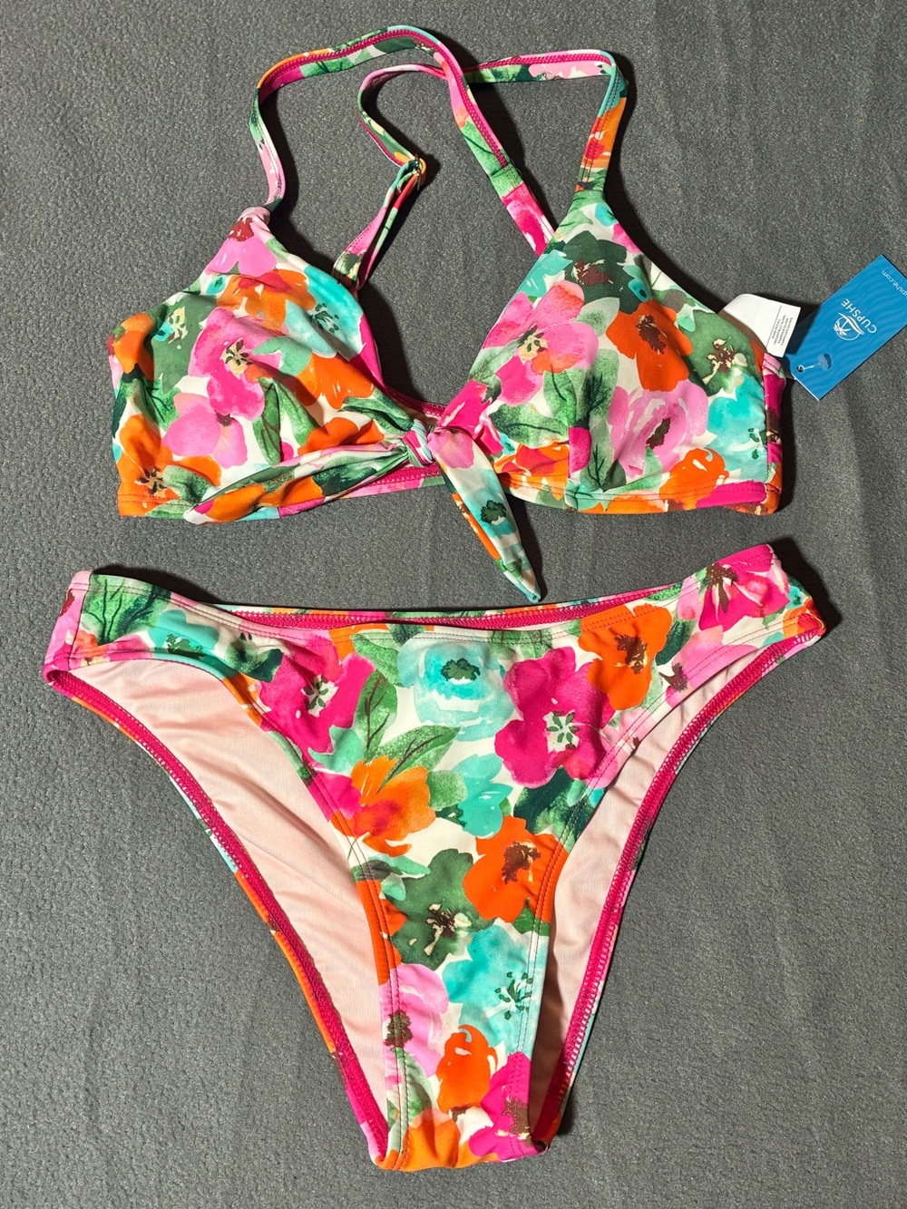 NWT Cupshe Knot Tie Bikini